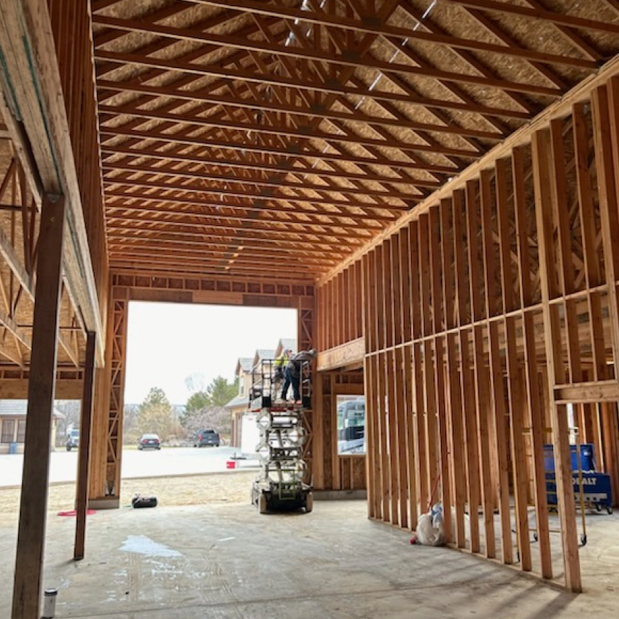 RV garages installation