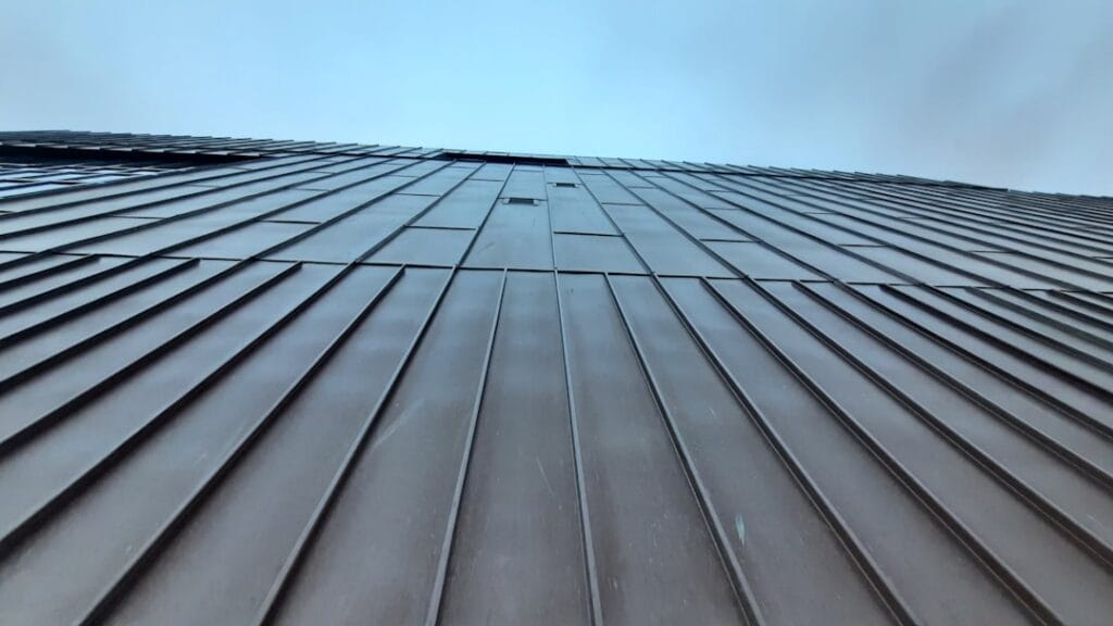 copper standing seam panels