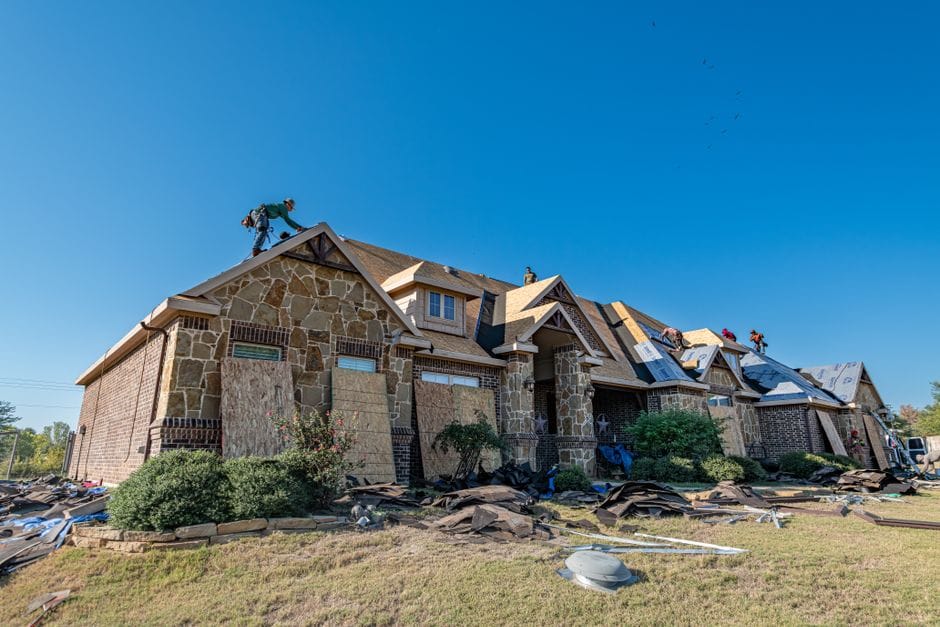 architectural composition shingle roof installation